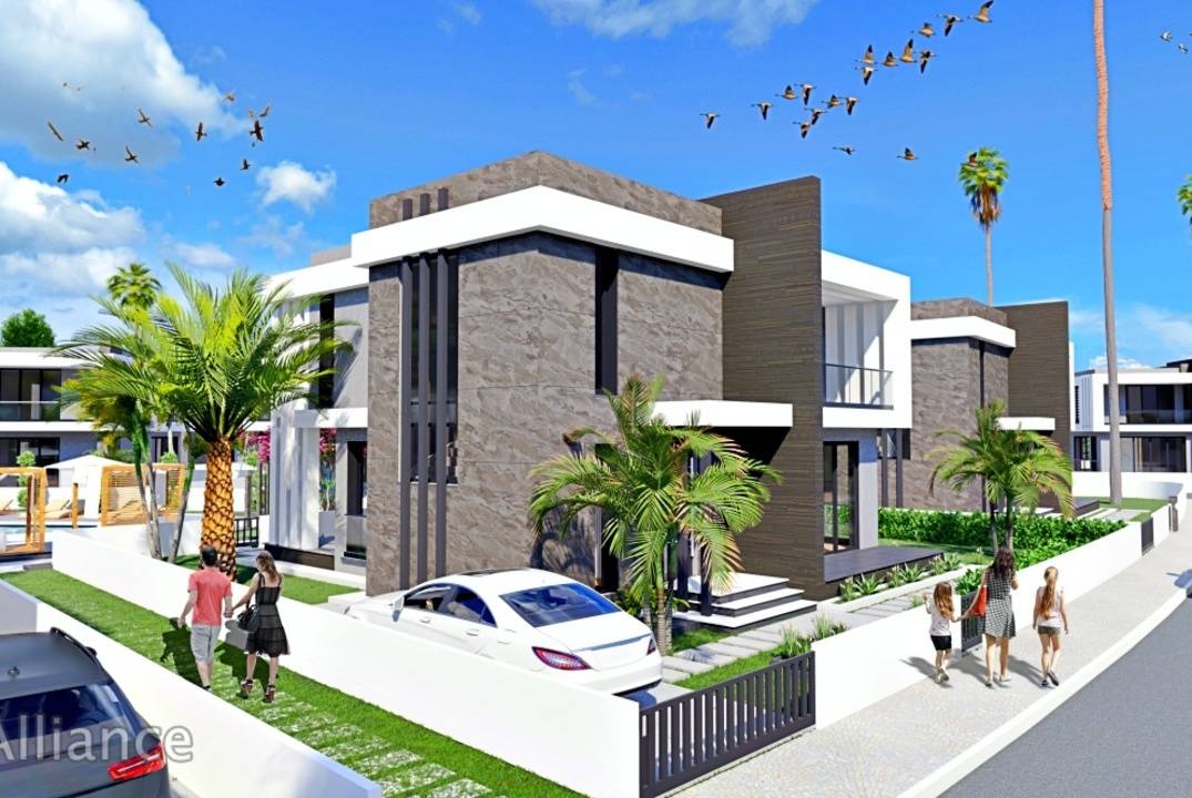 Villas with 3 and 4 bedrooms near the city of Famagusta