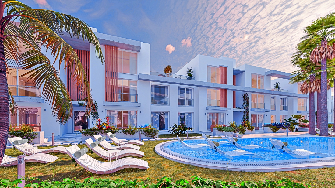 1 + 1 apartments and loft apartments  1+2 in a modern complex near the beach and the city