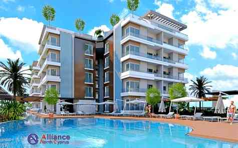 Residence complex with apartments of different layouts in the heart of Iskele