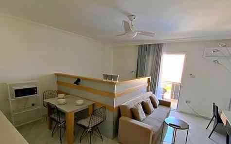 Beautiful studio near the beach, sold furnished, title deeds ready!