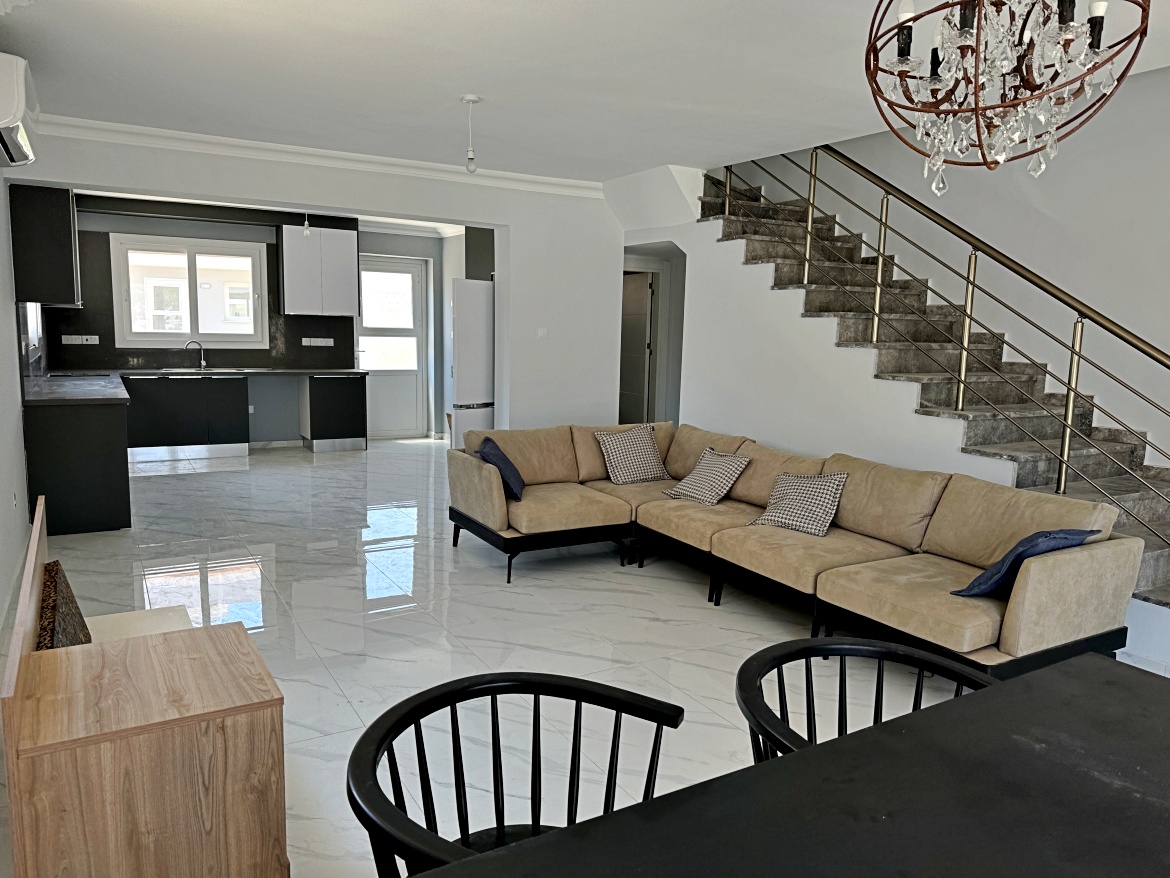 3-bedroom villa for two owners in Iskele, new, furnished!