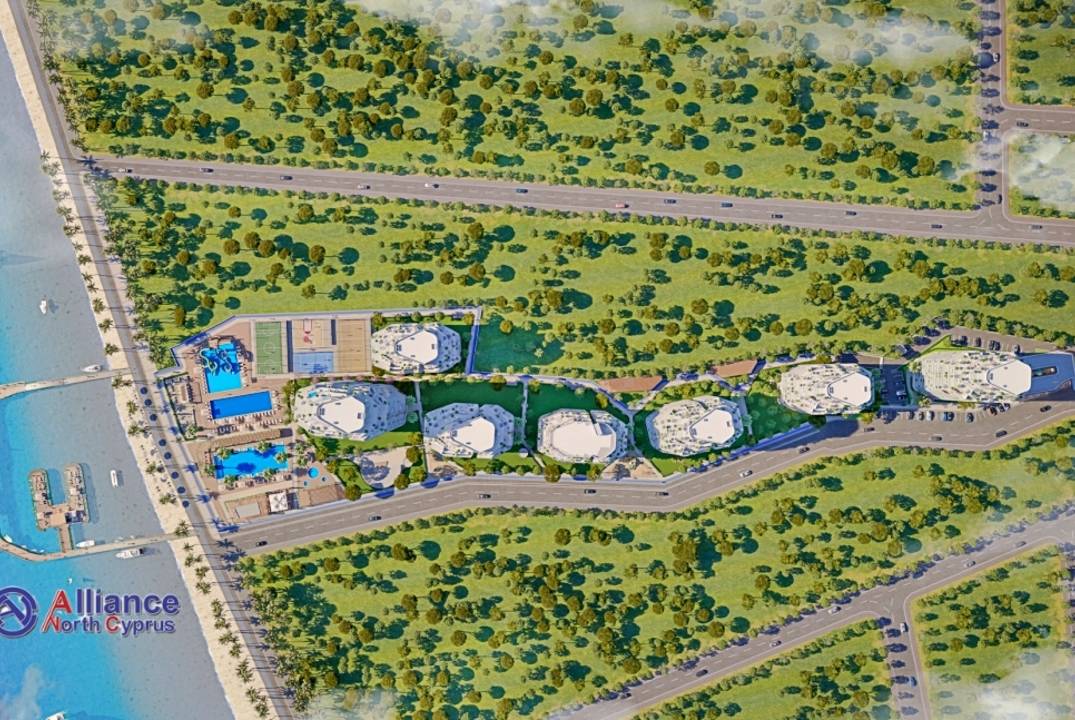 Luxury apartments on the first coastline in Lefke