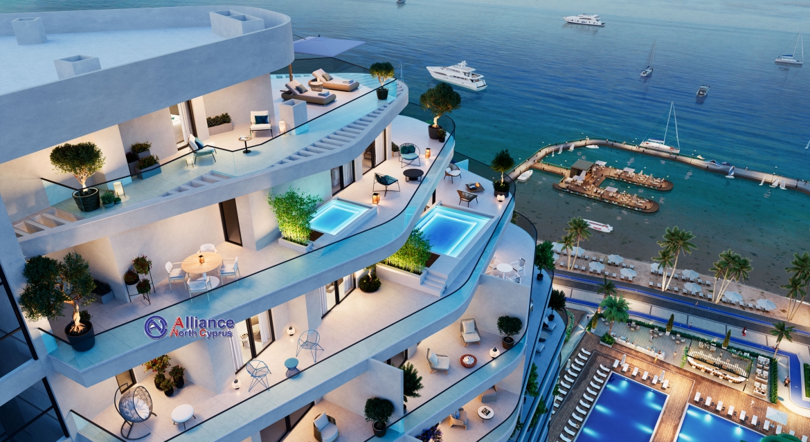 Luxury apartments on the first coastline in Lefke