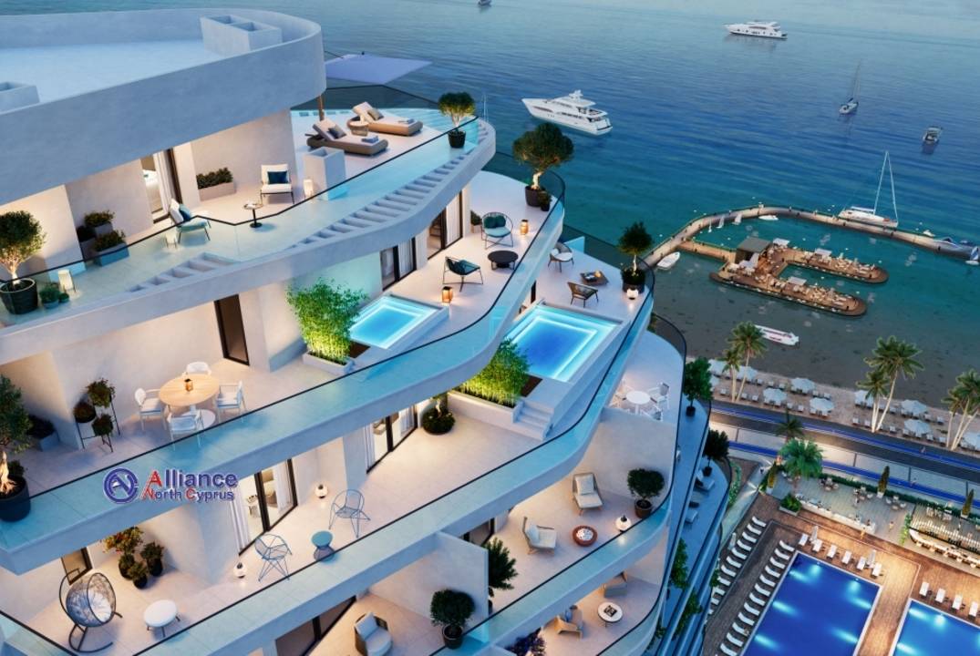 Luxury apartments on the first coastline in Lefke