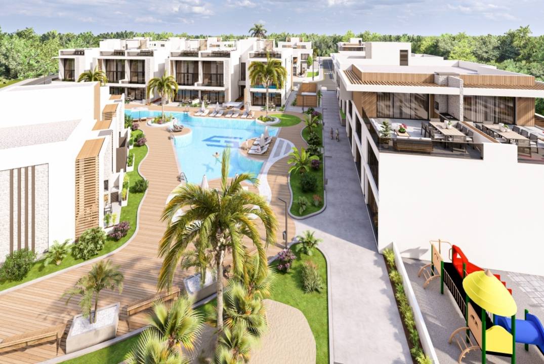 Apartments and villas in the complex in Tuzla are a luxurious and comfortable place to live in a picturesque area in Northern Cyprus.