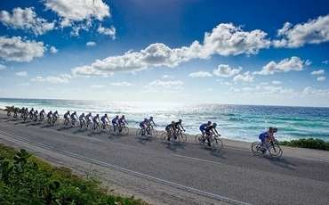 Bicycle race in Northern Cyprus 
